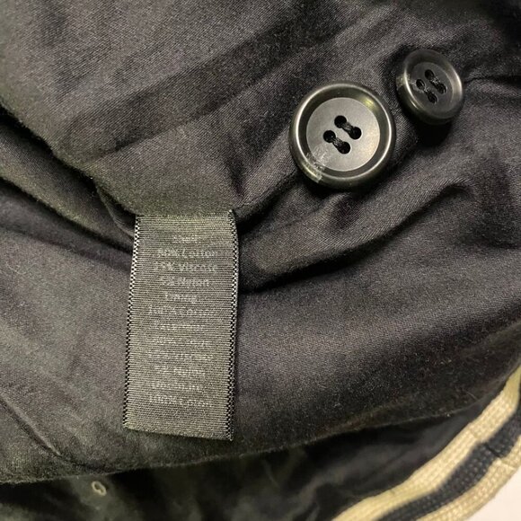 ELIZABETH & JAMES Stripe Ivory/Black Jacket Size 2 - Picture 7 of 13